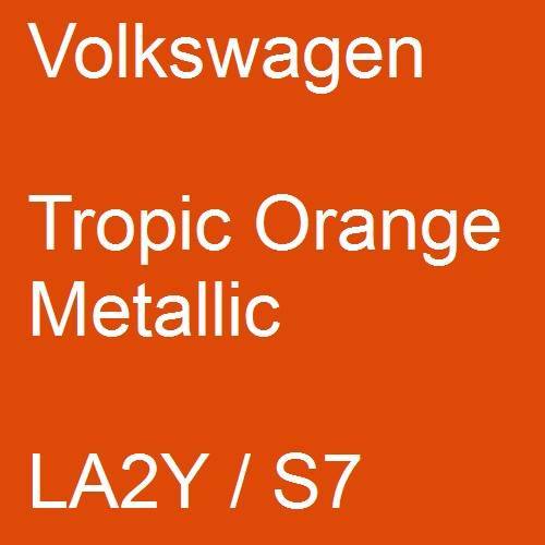 Volkswagen, Tropic Orange Metallic, LA2Y / S7.